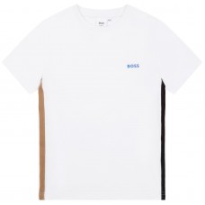 Hugo Boss Boys Short Sleeve T-Shirt - White